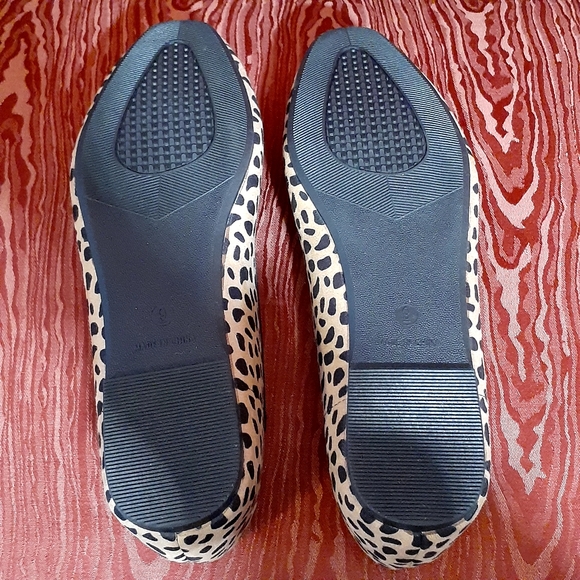 AFEETSING LEOPARD LOAFERS/FLATS BALLET ROUND TOE WITH BLACK BOW WOMEN'S SIZE 9 - Picture 10 of 12
